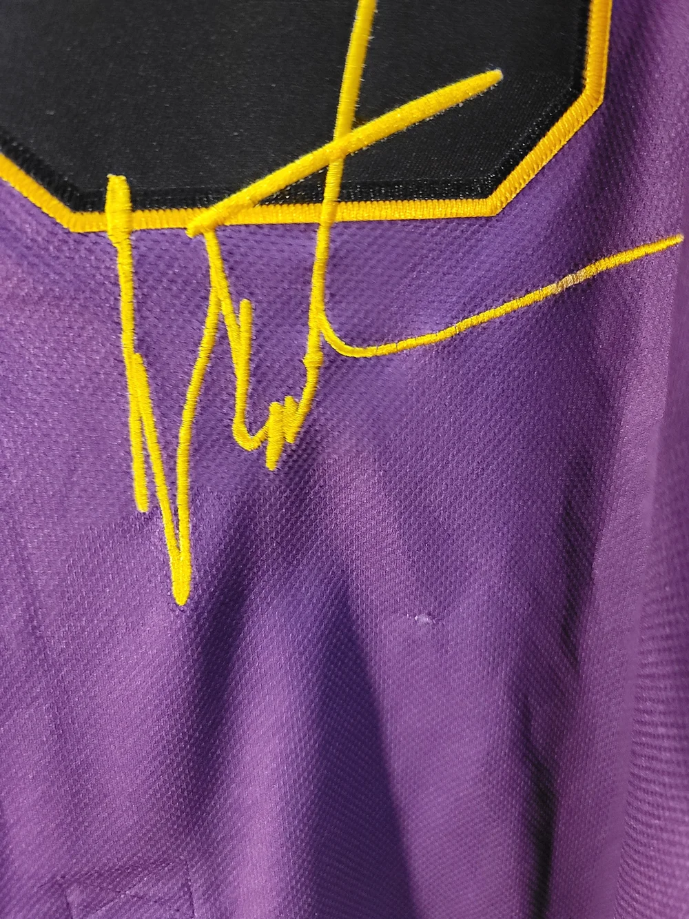 Martin Payne 23 V-Neck Sweater - Purple, Black & Yellow XXL - NWOT